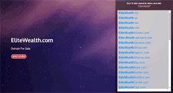 Desktop Screenshot of elitewealth.com